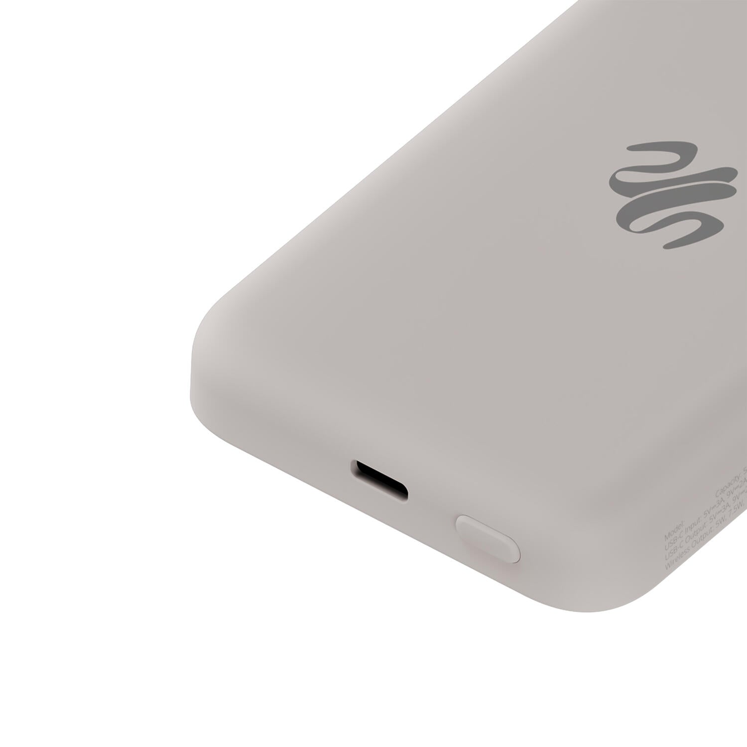 Powerbank, 5000 mAh - Wool Gray